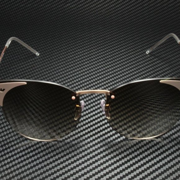 Emporio Armani Women\'s Rose Gold Brown Sunglasses! main image 4